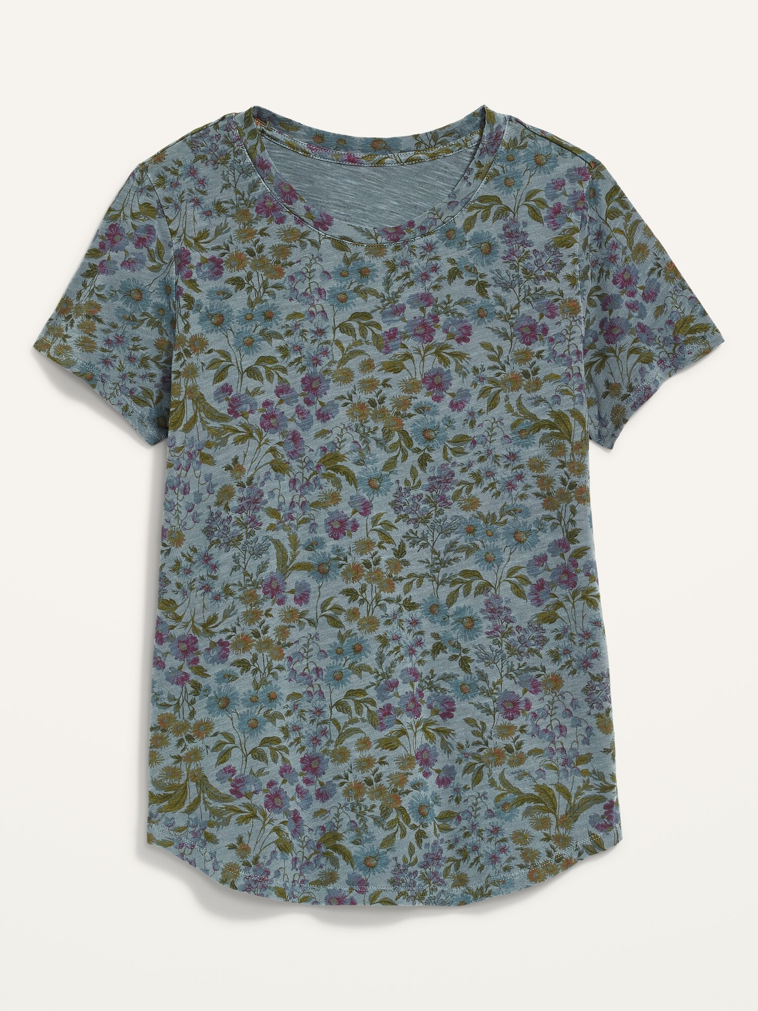 EveryWear Floral-Print Crew-Neck T-Shirt | Old Navy