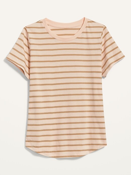 Image number 4 showing, EveryWear Striped Crew-Neck T-Shirt for Women