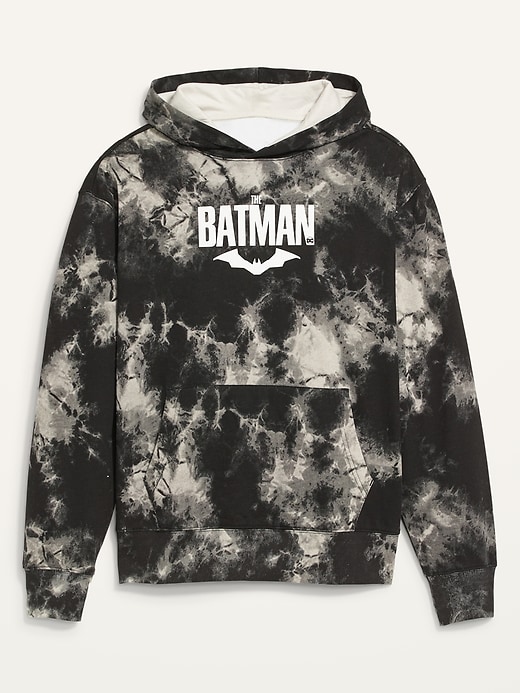 View large product image 2 of 2. DC Comics&#153 The Batman&#153 Tie-Dye Gender-Neutral Pullover Hoodie for Adults