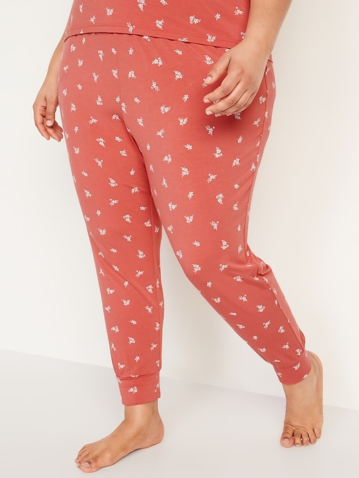 Image number 7 showing, High-Waisted Sunday Sleep Ultra-Soft Jogger Pajama Pants for Women