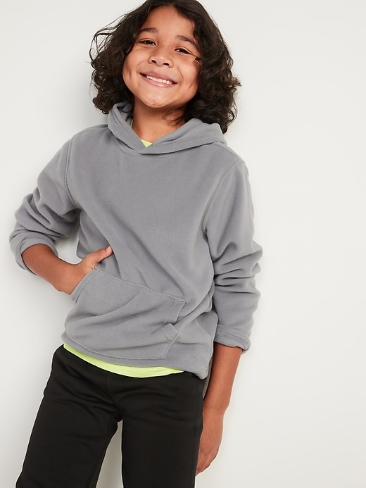 View large product image 1 of 3. Cozy Micro Fleece Pullover Hoodie for Boys