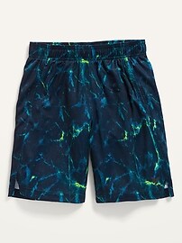Go-Dry Camo-Print Mesh Shorts For Boys