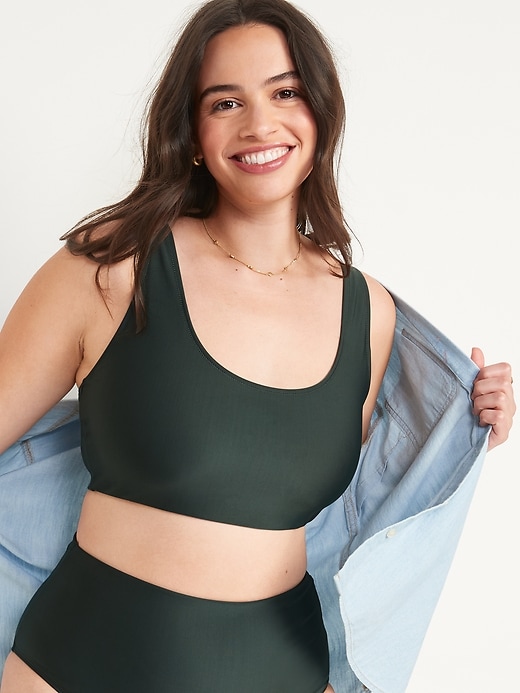 Old Navy Scoop-Neck Swim Top for Women. 1