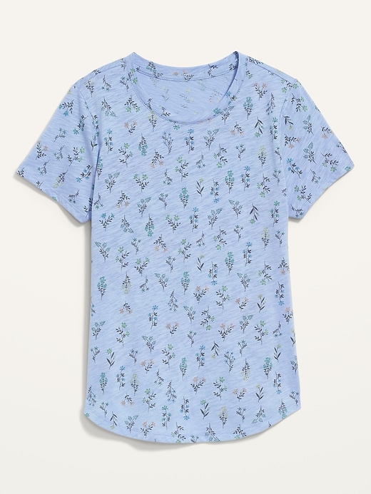 Image number 4 showing, EveryWear Printed Slub-Knit T-Shirt for Women