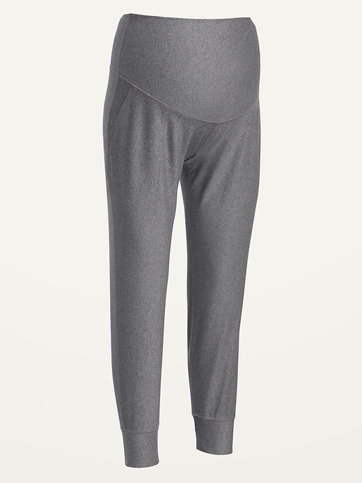 Image number 4 showing, Maternity High-Waisted PowerSoft 7/8-Length Jogger Pants