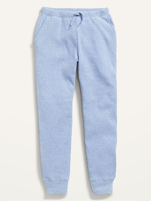 View large product image 1 of 1. Textured Waffle-Knit Jogger Sweatpants for Girls