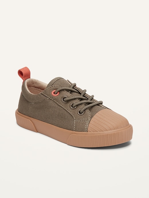 Unisex Textured-Canvas Sneakers for Toddler