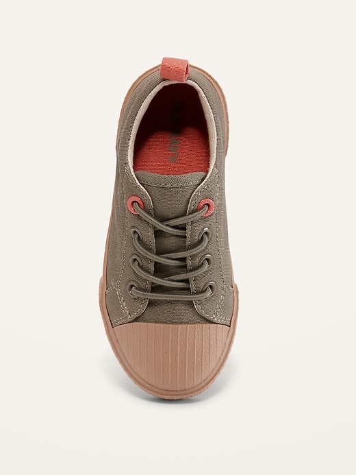 Unisex Textured-Canvas Sneakers for Toddler