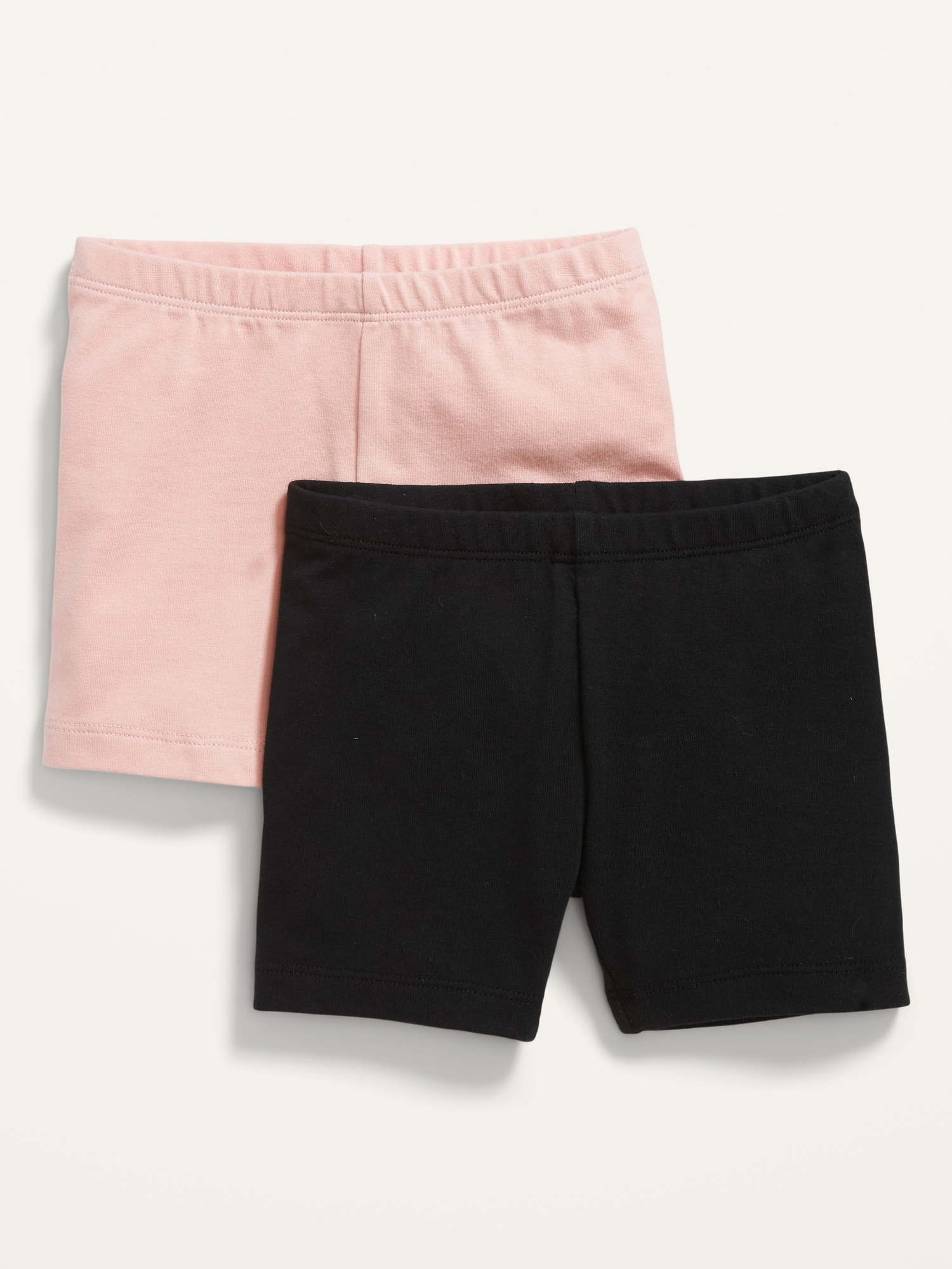 Old Navy 2-Pack Jersey-Knit Biker Shorts for Toddler Girls pink. 1