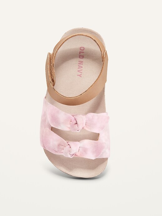 View large product image 2 of 4. Bow-Tie Sandals for Toddler Girls