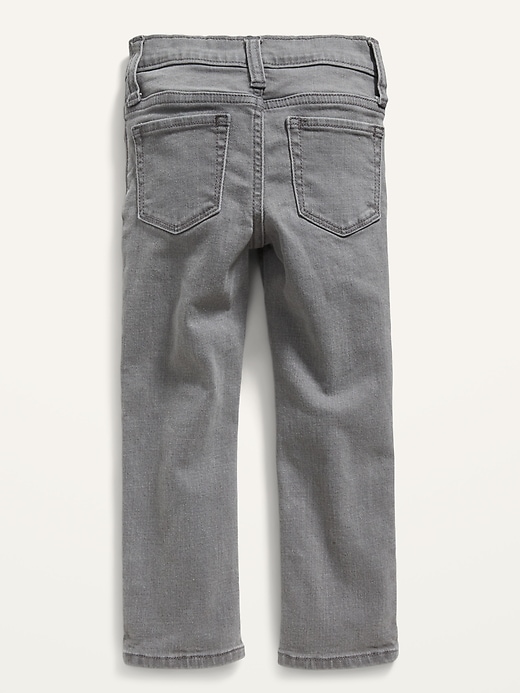 View large product image 2 of 2. Unisex 360° Stretch Skinny Gray Jeans for Toddler