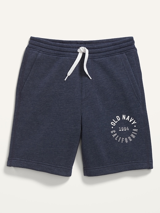 Old Navy Logo-Graphic Jogger Sweat Shorts for Boys (At Knee). 1