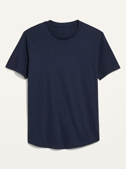 Image number 4 showing, Soft-Washed Curved-Hem T-Shirt for Men