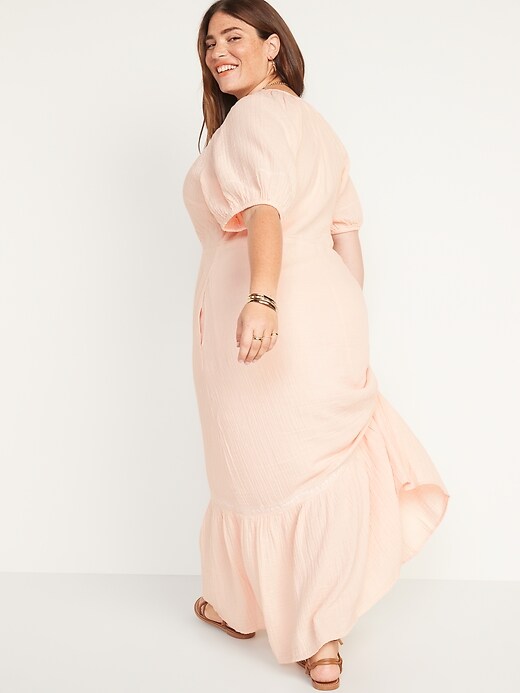 Image number 8 showing, Crinkle-Crepe Maxi Swing Dress