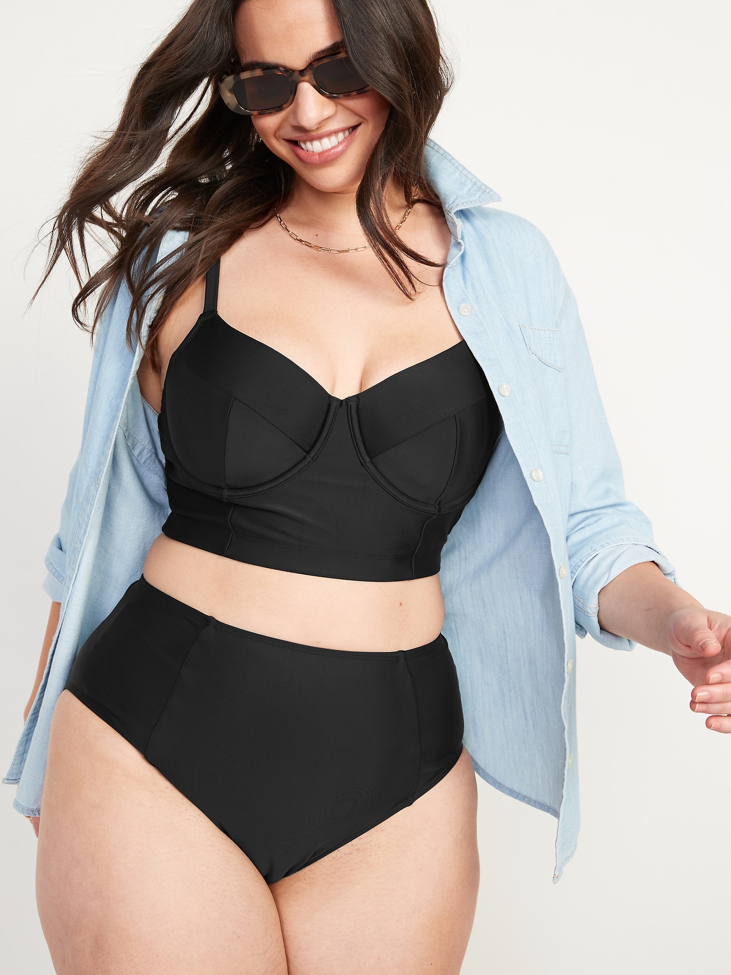 I'm a size 16 and did an Old Navy bikini haul – the first set I