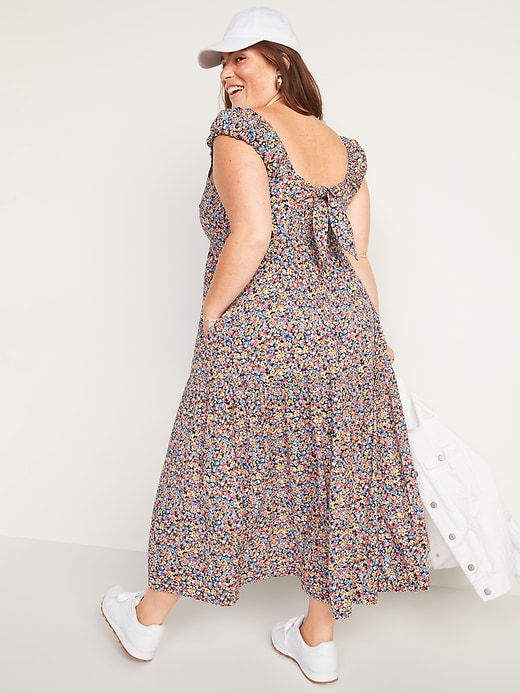 Image number 8 showing, Tiered  All-Day Fit & Flare Maxi Dress