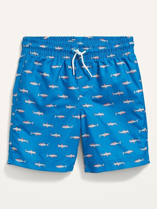View large product image 1 of 1. Printed Swim Trunks for Boys