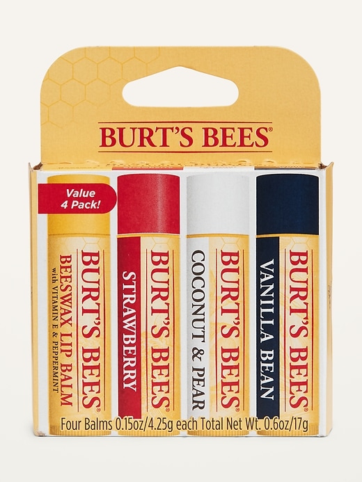 View large product image 1 of 2. Burt's Bees&#174 Lip Balm 4-Pack