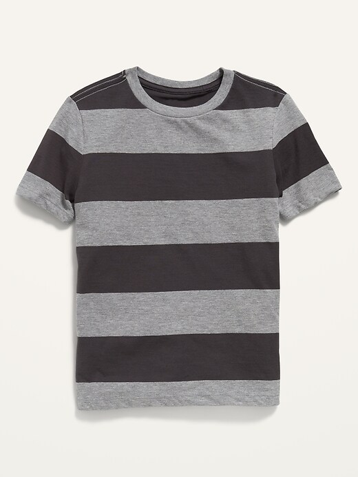 View large product image 1 of 1. Softest Striped Crew-Neck T-Shirt for Boys