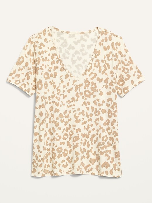 Image number 4 showing, Short-Sleeve Luxe Printed T-Shirt for Women
