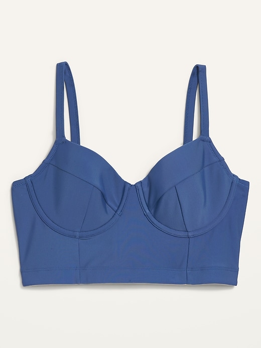 Image number 4 showing, Underwire Longline Swim Top