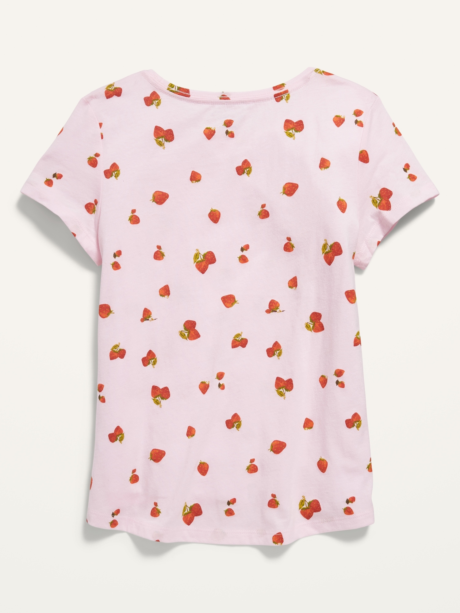 Softest Printed CrewNeck TShirt for Girls Old Navy