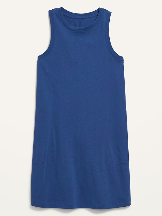 Image number 4 showing, Sleeveless Vintage Mini T-Shirt Swing Dress for Women