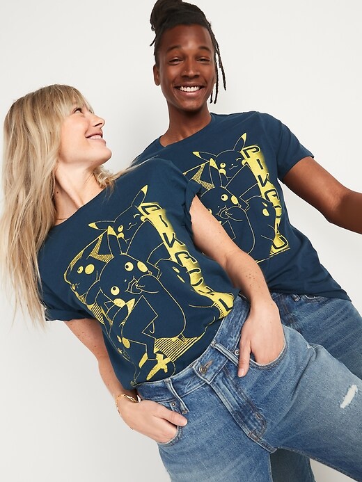 Old Navy Pokémon&#153 Pikachu Gender-Neutral Graphic Tee for Adults. 1