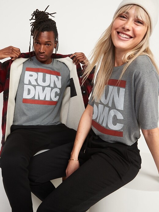 View large product image 1 of 2. Run-DMC&#153 Gender-Neutral Graphic T-Shirt for Adults