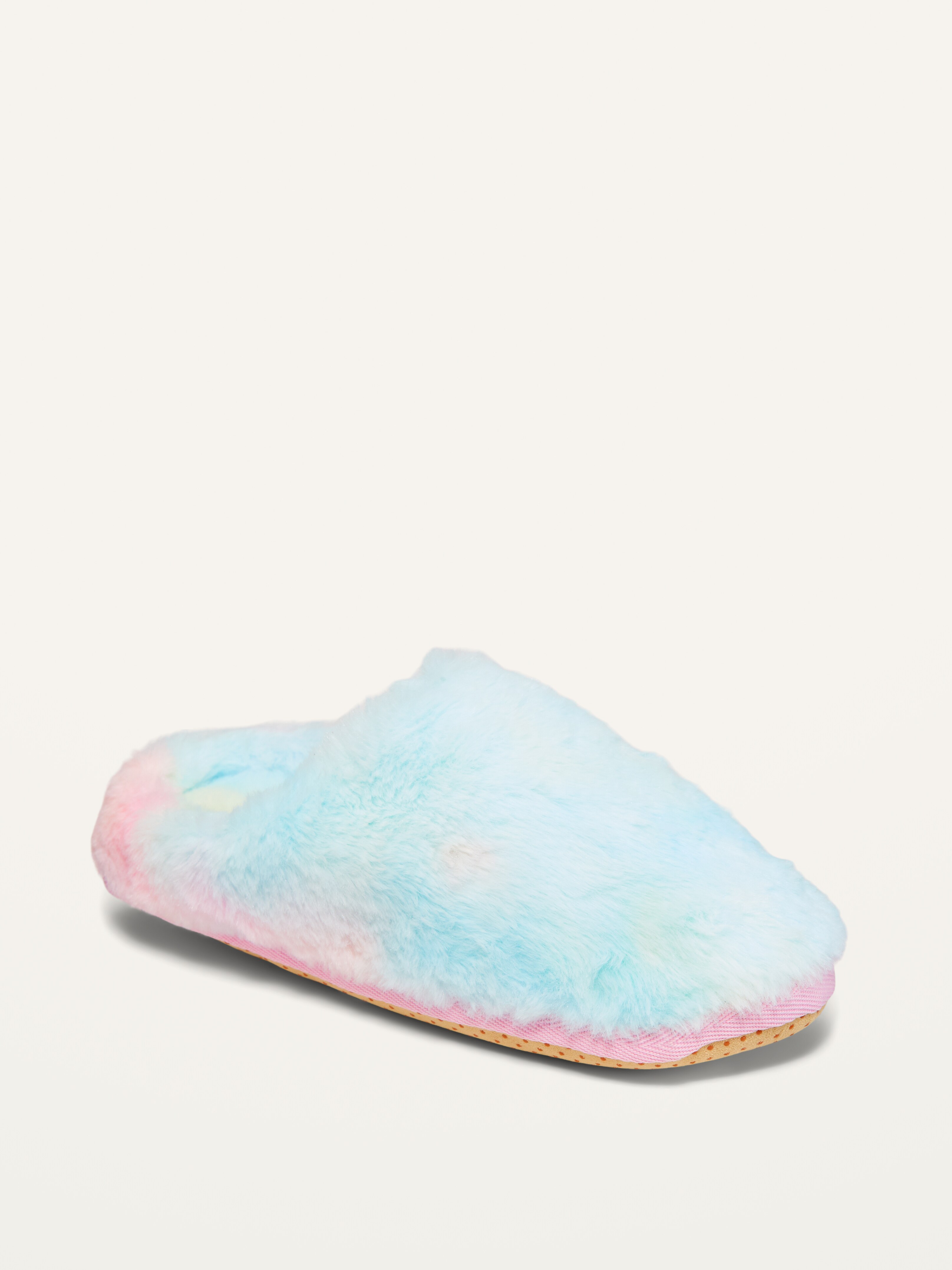 old navy faux fur slippers