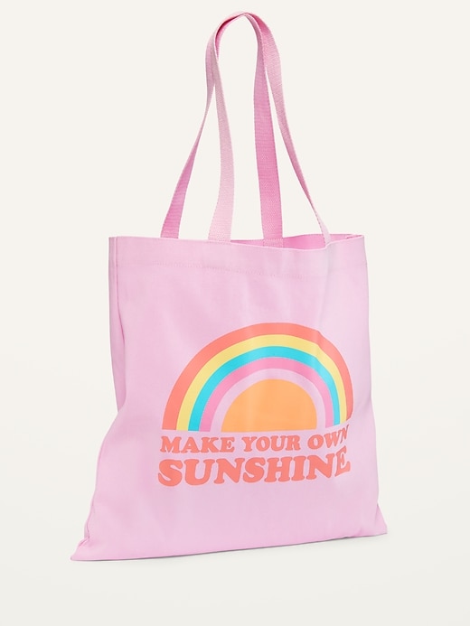View large product image 1 of 1. Printed Canvas Tote Bag for Women