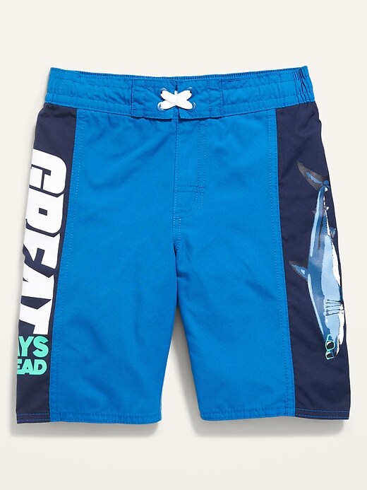 Old Navy Printed Board Shorts for Boys. 1