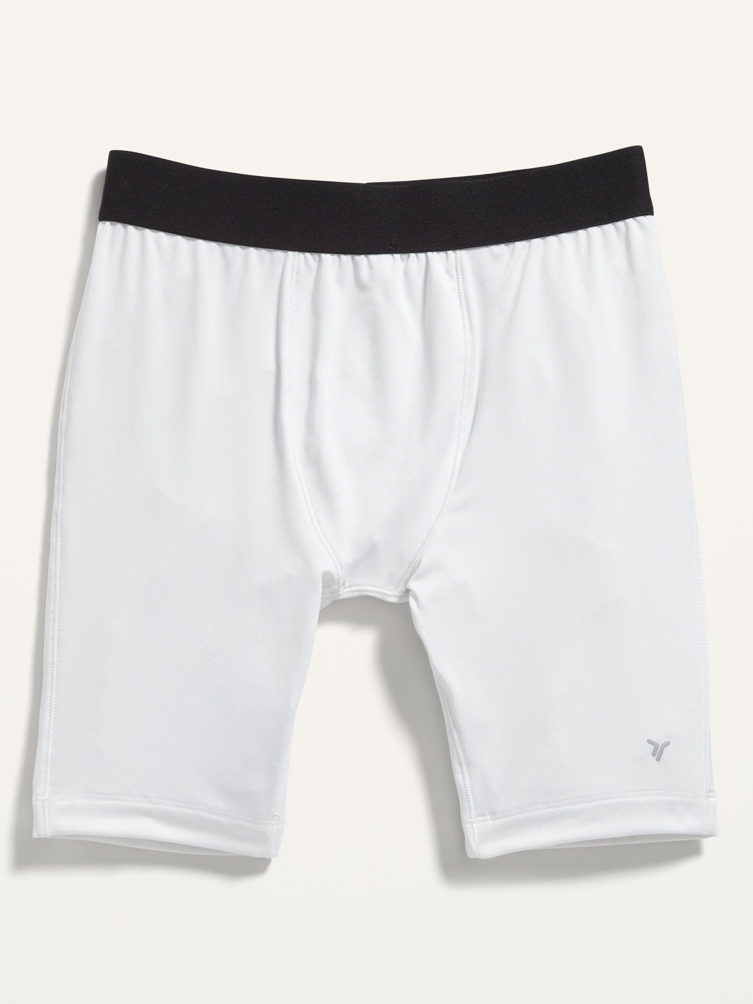 Old Navy Go-Dry Cool Base Layer Shorts for Boys white. 1