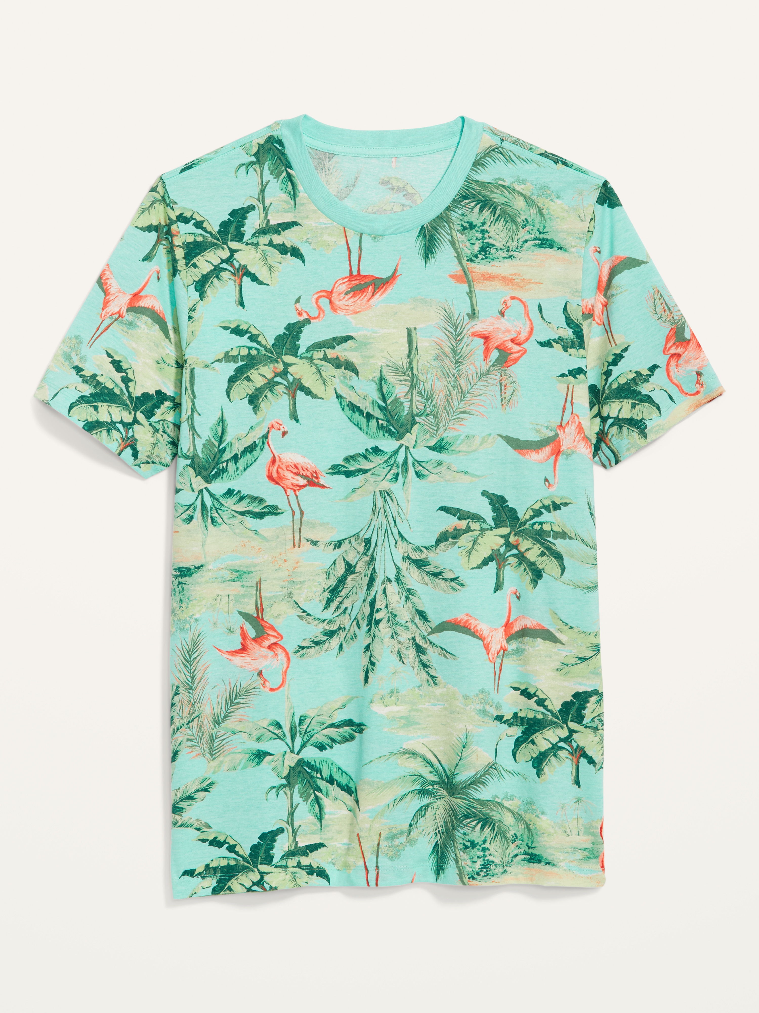 Soft-Washed Printed Crew-Neck T-Shirt 