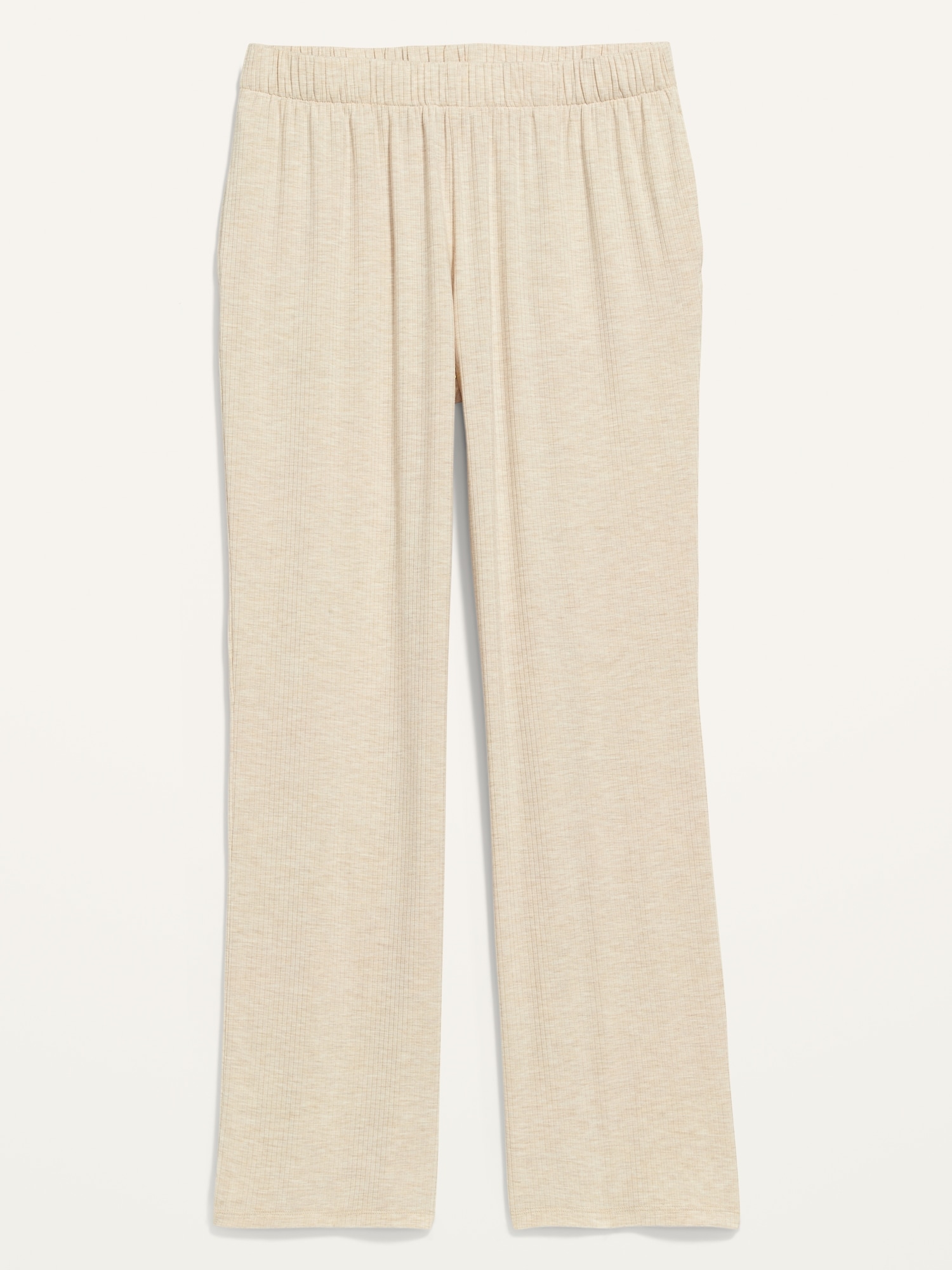 High-Waisted Sunday Sleep Rib-Knit Pajama Pants for Women | Old Navy