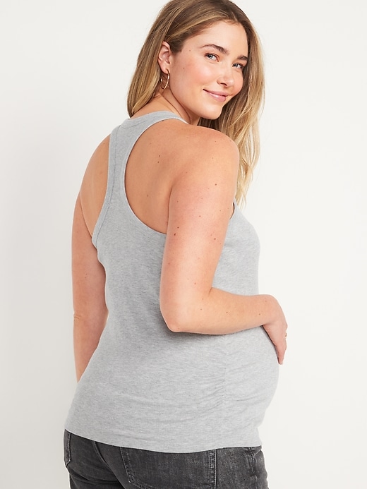 Image number 2 showing, Maternity UltraLite Rib-Knit Racerback Tank Top