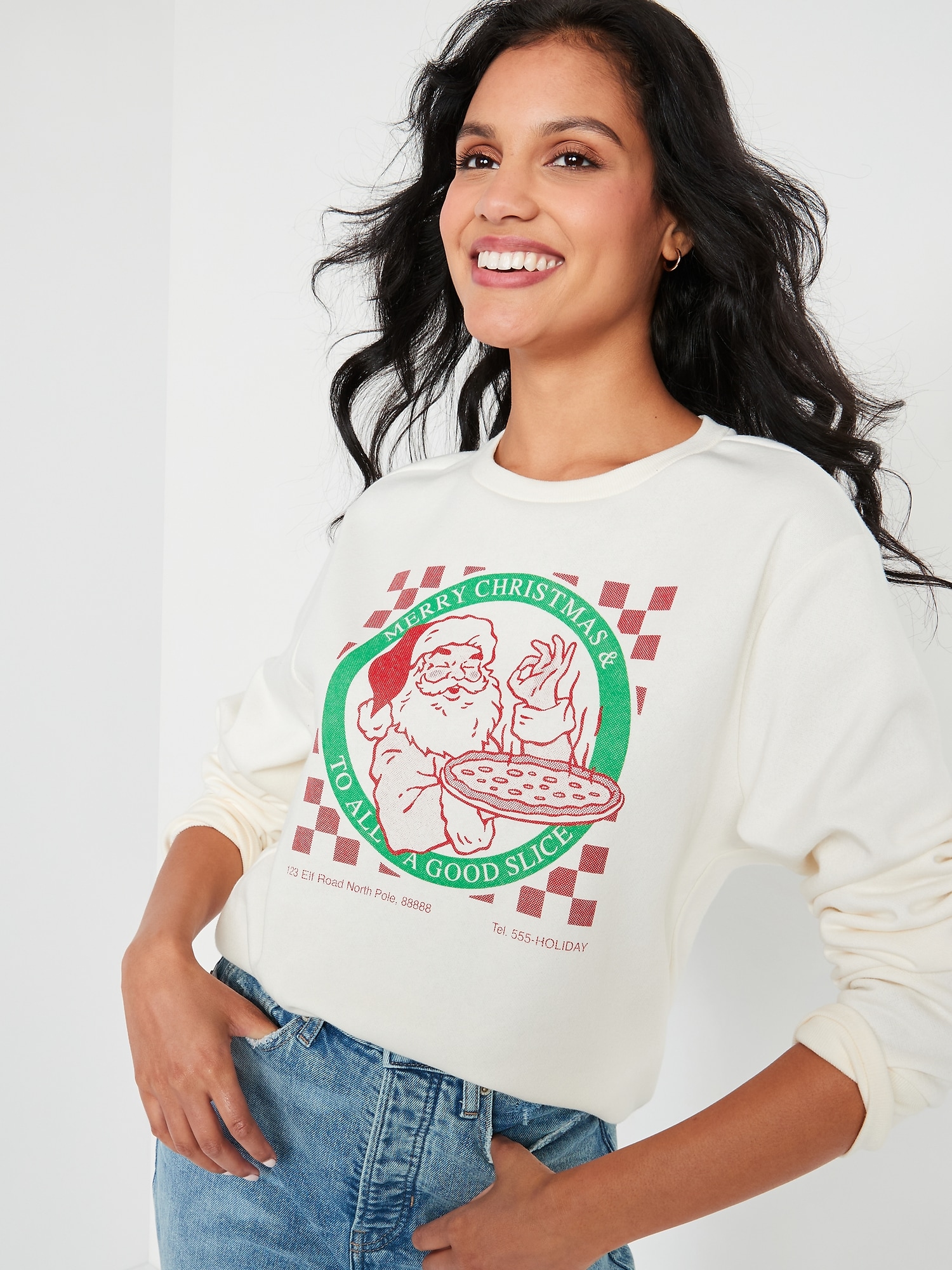 old navy graphic sweater