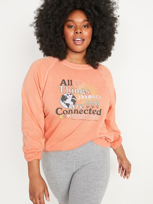 Old Navy Vintage Graphic Sweatshirt For Women