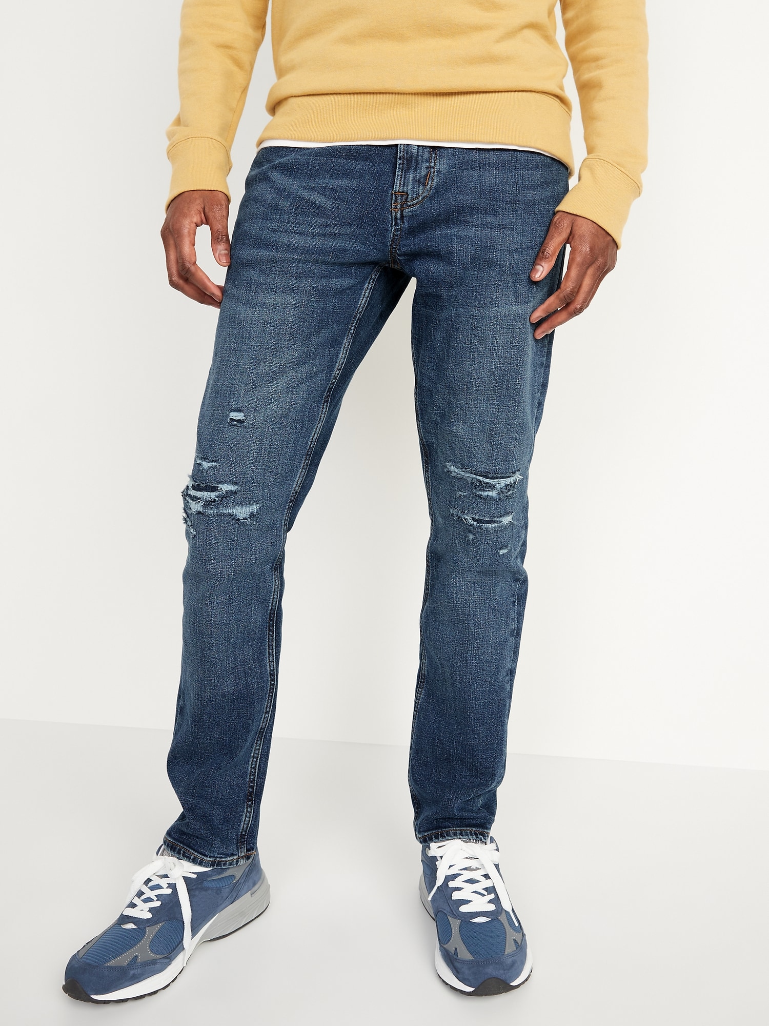Slim Built-In Flex Ripped Jeans for Men | Old Navy