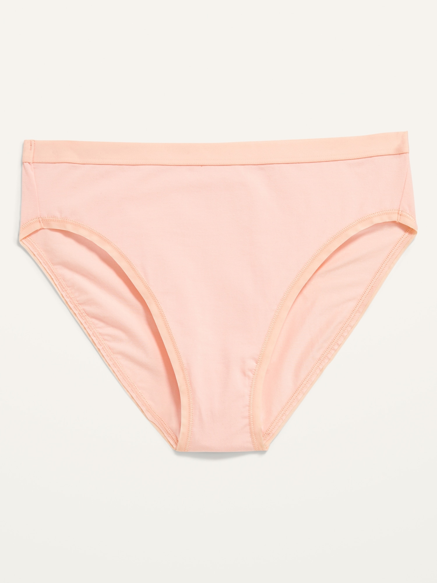 Old Navy High-Waisted Supima® Cotton-Blend Bikini Underwear for Women pink. 1