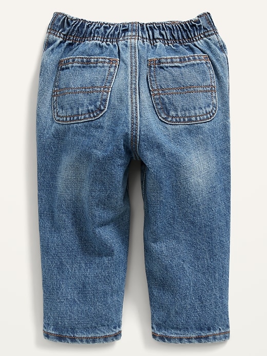 View large product image 2 of 2. Unisex Loose Rip & Repair Jeans for Baby