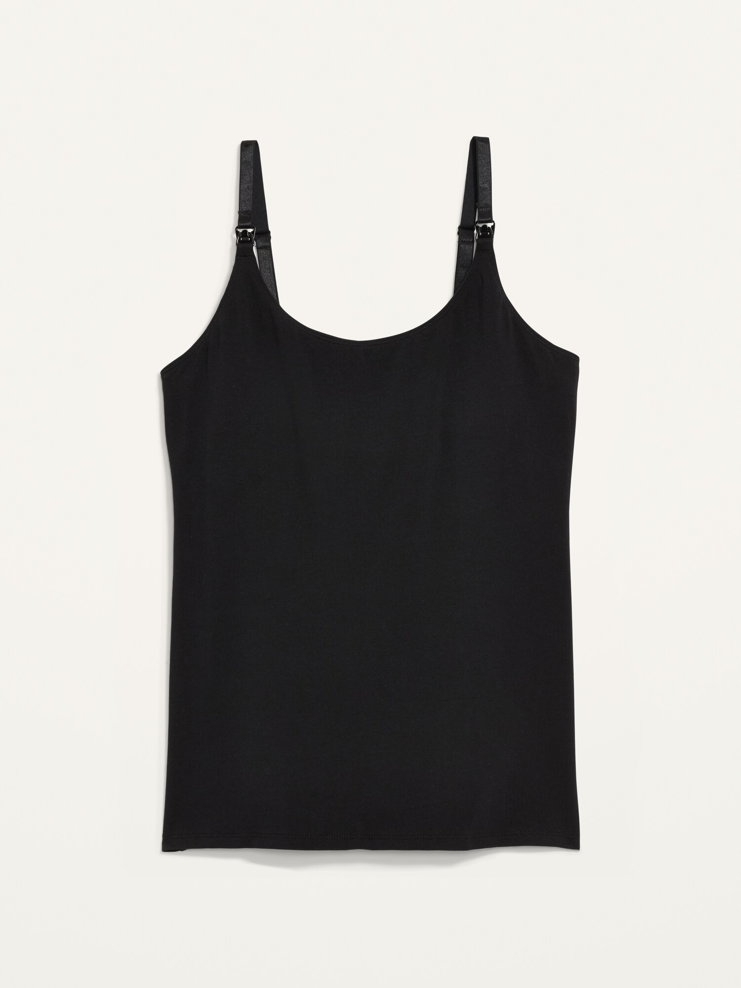 Женский топ Old Navy Maternity First-Layer Nursing Cami, цвет: Чёрный — фото 4