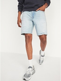 Old Navy Men's Slim Built-in Flex Cut-Off Jean Shorts -- 9.5-Inch Inseam - - Size 38W