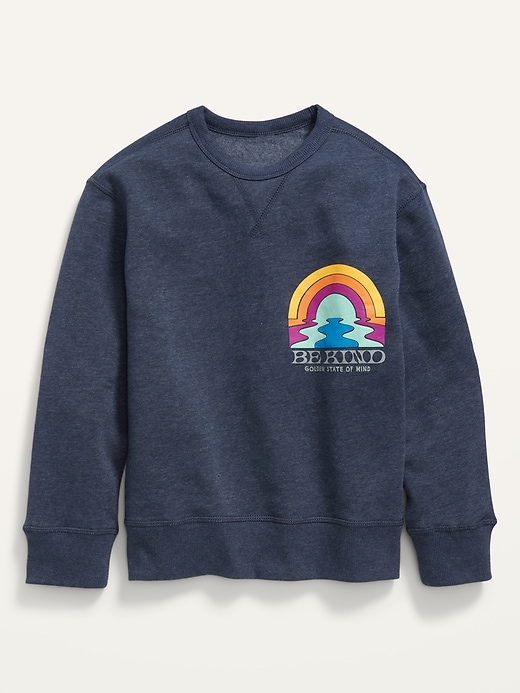 View large product image 1 of 1. Vintage Graphic Gender-Neutral Sweatshirt for Kids