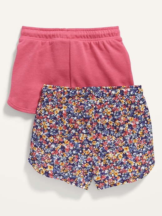 French Terry Sweat Shorts 2-Pack for Toddler Girls