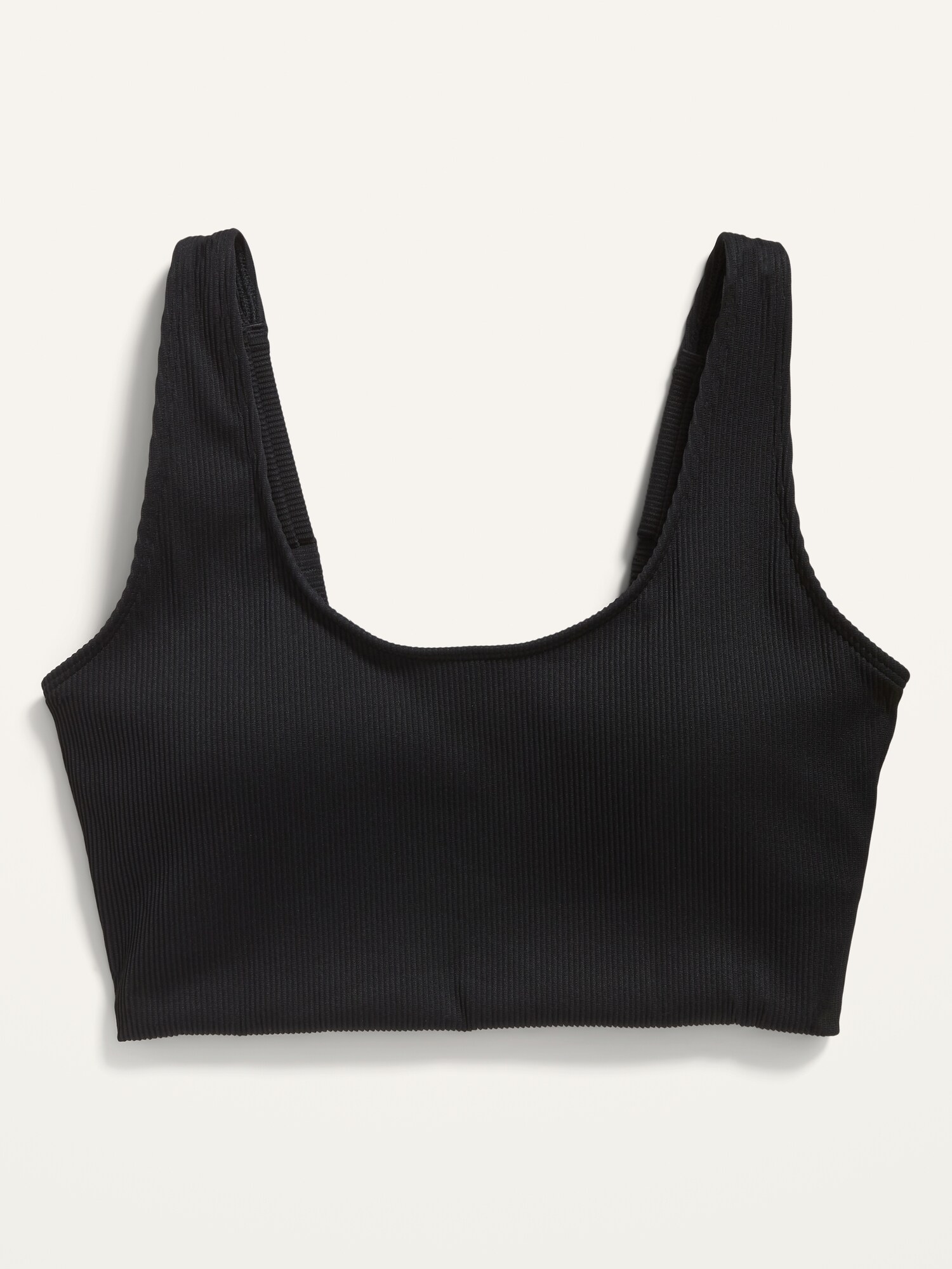 Scoop-Neck Rib-Knit Longline Swim Top for Women | Old Navy