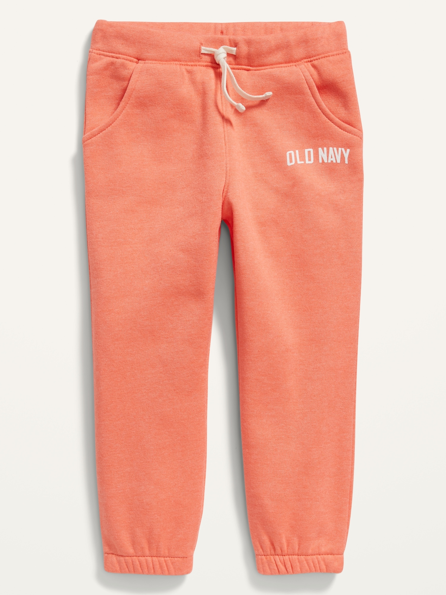 Old Navy Unisex Logo-Graphic Sweatpants for Toddler orange. 1