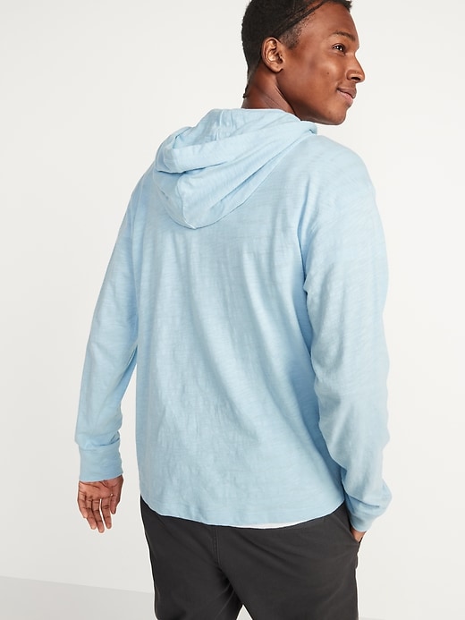 Image number 2 showing, Workwear Henley T-Shirt Hoodie