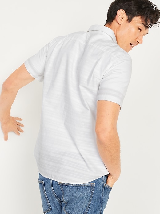 Image number 2 showing, Classic Fit Textured Dobby Everyday Shirt