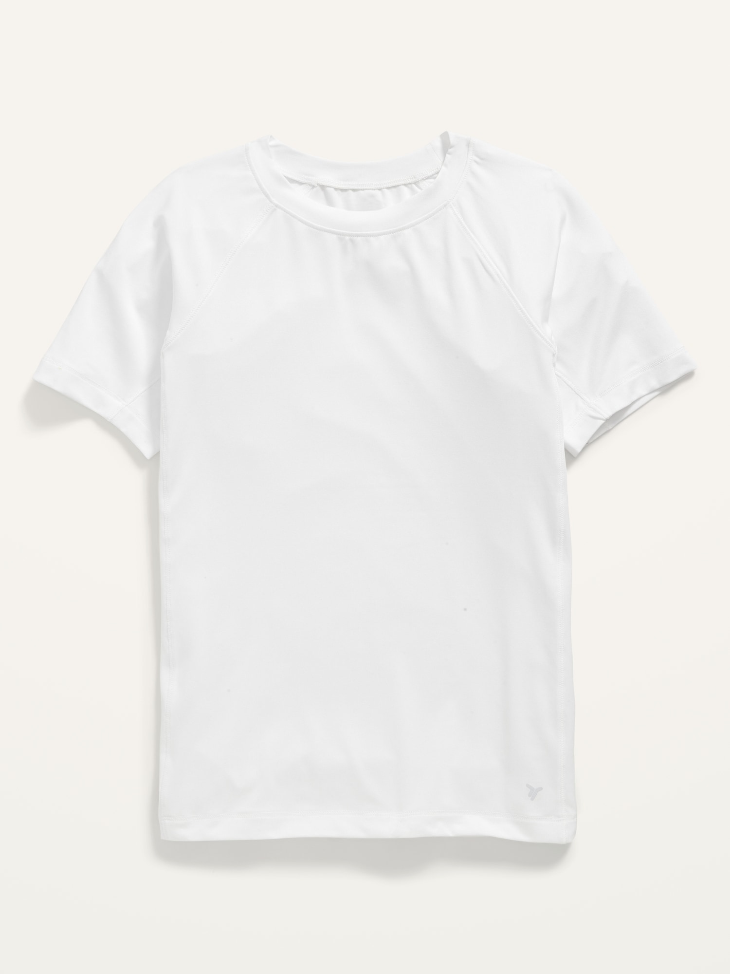 Old Navy Go-Dry Cool Base Layer T-Shirt for Boys white. 1